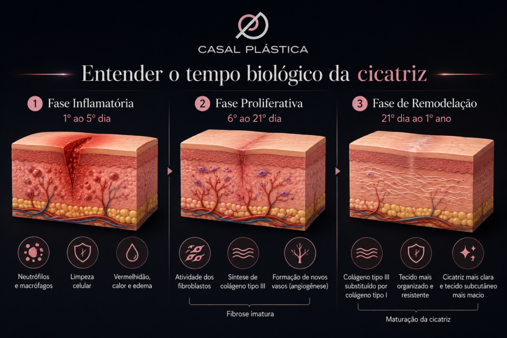 tratamento de fibrose e cicatriz pos-operatorio