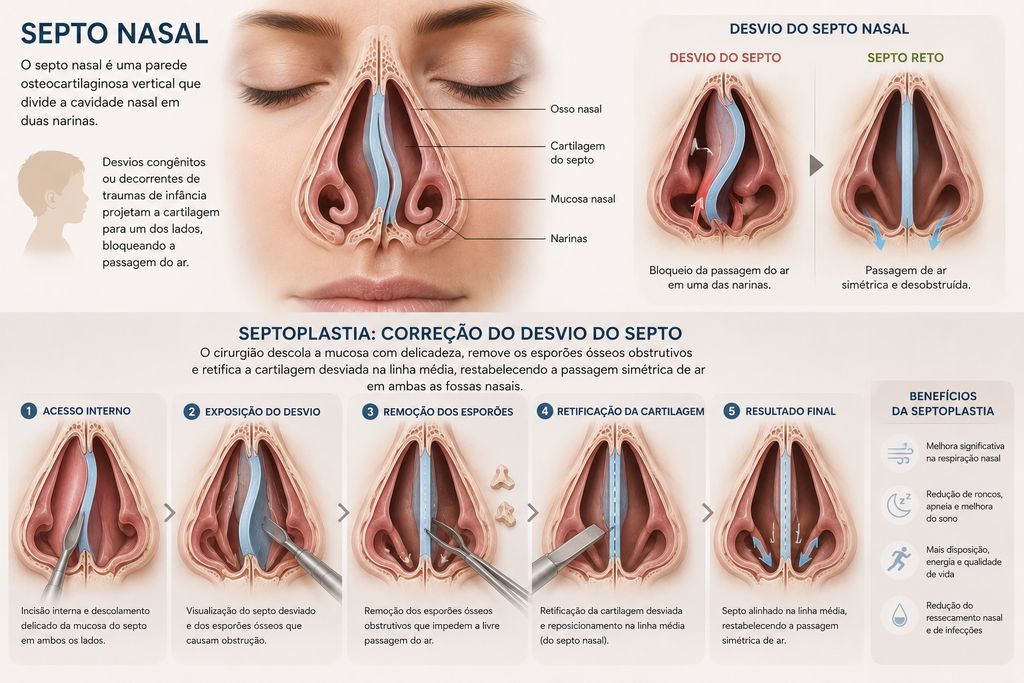 Fatos Sobre a Rinosseptoplastia: Integrando a Rinoplastia Estética e Funcional