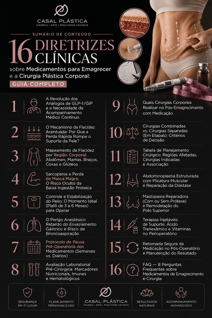 medicamentos para emagrecer e cirurgia corporal