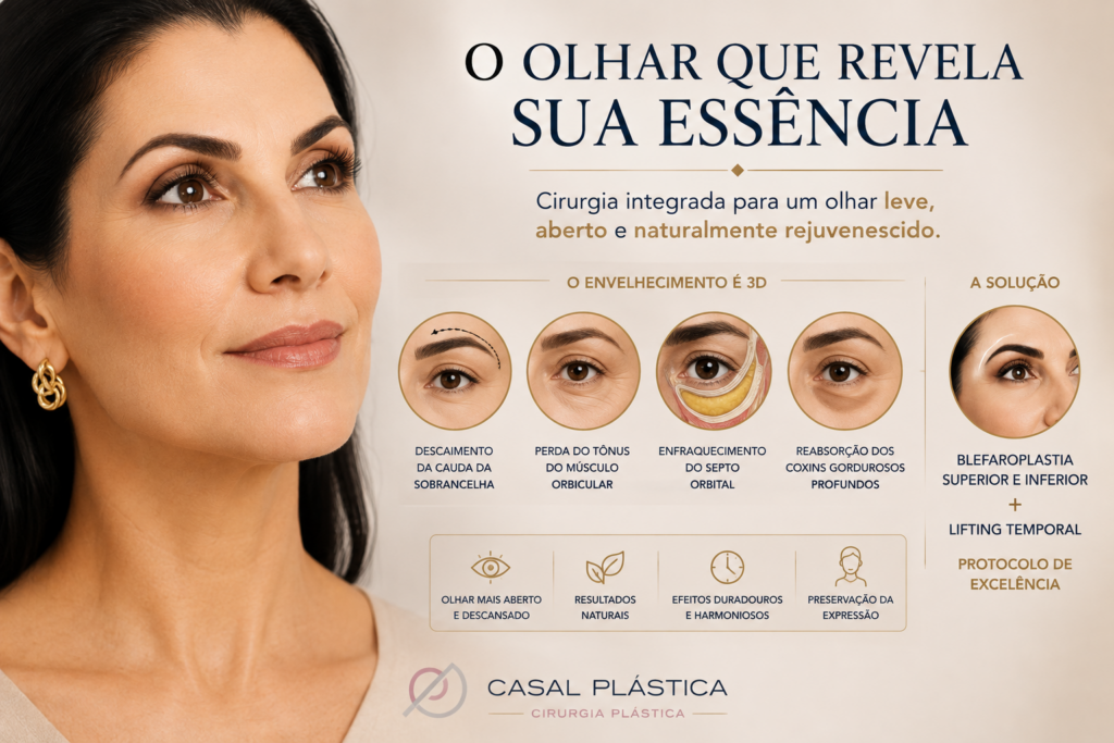 blefaroplastia superior e inferior associada ao lifting temporal