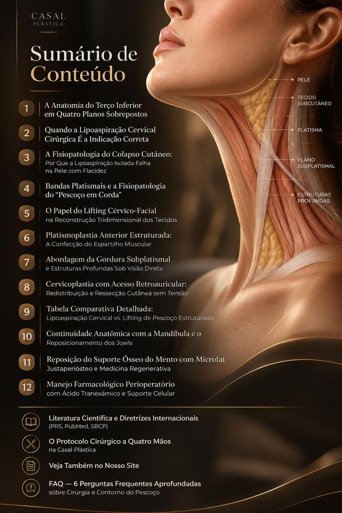 Lipoaspiração e Lifting no Pescoço